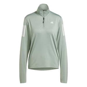 Own the Run Half-Zip Jacket Silver Green (Women's)