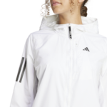 adidas Own the Run Lightweight Jacket White/Black (Womens) - Image 4