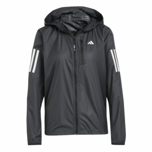 adidas Own the Run Lightweight Jacket Black/White (Womens) - L