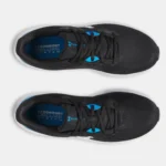 Under Armour UA Charge Pursuit 4 Running Shoe  Black / Electric Blue (Men’s) - Image 4