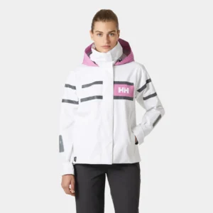 Helly Hansen Salt Inshore Sailing Jacket White/Pink (Women's)