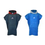 SwimTech Microfibre Hooded Poncho Towel Grey/Red (Adults/Junior) - Image 6