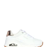 Skechers Street™ Uno Gen1 - Shimmer Away Runner  White / Gold (Kids) - Image 3