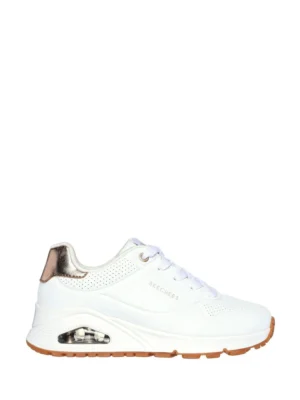 Skechers Street™ Uno Gen1 - Shimmer Away Runner  White / Gold (Kids)