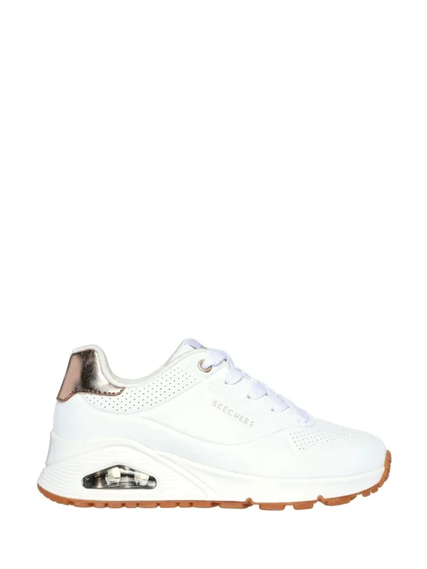 Skechers Street™ Uno Gen1 - Shimmer Away Runner  White / Gold (Kids)