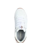 Skechers Street™ Uno Gen1 - Shimmer Away Runner  White / Gold (Kids) - Image 5