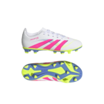 adidas Predator Club Firm/Multi-Ground Football Boots White/Lucid Pink/Lemon (Adults) - Image 11