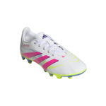 adidas Predator Club Firm/Multi-Ground Football Boots White/Lucid Pink/Lemon (Adults) - Image 6
