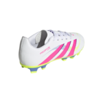 adidas Predator Club Firm/Multi-Ground Football Boots White/Lucid Pink/Lemon (Adults) - Image 7