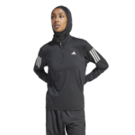 Own the Run Half-Zip Jacket Black/White (Women's) - Image 7
