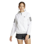 adidas Own the Run Lightweight Jacket White/Black (Womens) - Image 2
