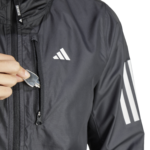adidas Own the Run Lightweight Jacket Black/White (Womens) - Image 2