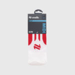 O’Neills Ion Midi Socks Red/White - Image 2