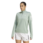 Own the Run Half-Zip Jacket Silver Green (Women's) - Image 2