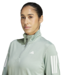 Own the Run Half-Zip Jacket Silver Green (Women's) - Image 5