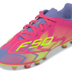 adidas F50 Club FB/MG  Football Boot Pink/lucid pink/Blue Fusion (Kids) - Image 7