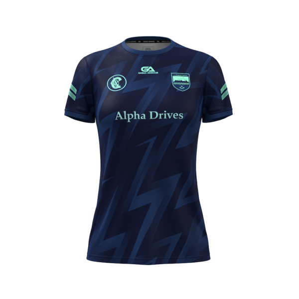 Tipperary Camogie Gaelic Armour Training Jersey 2025 Navy Mint  (Kids/Adults)
