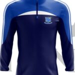 Youghalarra NS Half Zip School Uniform Top Navy Royal White Pre-order 2025 - Image 4