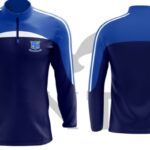 Youghalarra NS Half Zip School Uniform Top Navy Royal White Pre-order 2025 - Image 3