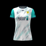Toomevara Camogie Club Training Jersey White/Aqua/Navy (Kids/Adults) - Image 2
