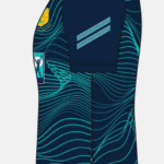 Toomevara Camogie Club Training Jersey Navy/Aqua (Kids) - Image 4
