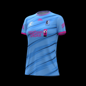 Éire Óg Camogie Club Training Jersey Sky/Navy/Pink (Kids/Adults)