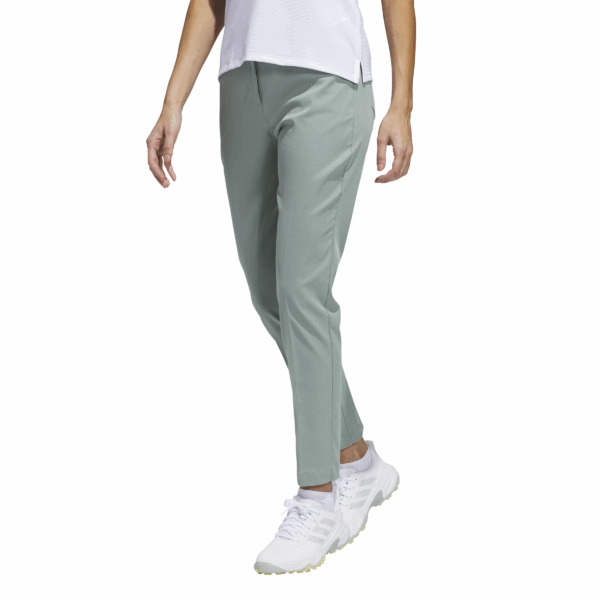 adidas  Ultimate365 Twistweave Five Pocket Golf Pant Green/Silver (Women's)