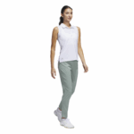 adidas  Ultimate365 Twistweave Five Pocket Golf Pant Green/Silver (Women's) - Image 5
