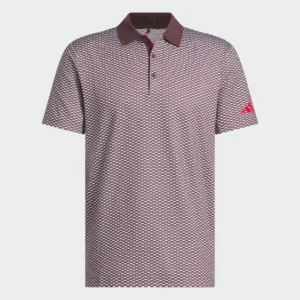 Adidas Golf Beyond Textured Polo Shirt (Men's) (Auora Ruby)