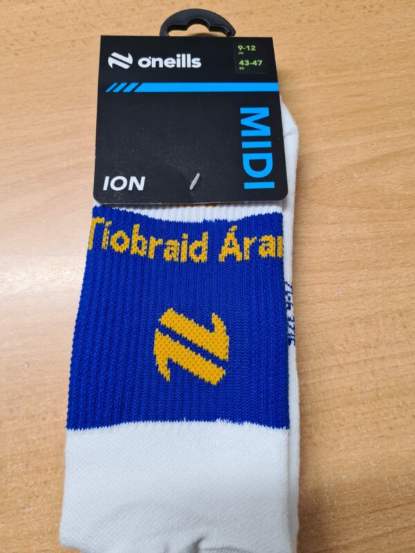 O'Neills Tipperary GAA Home Sock  Royal/Amber Tiobraid Árann