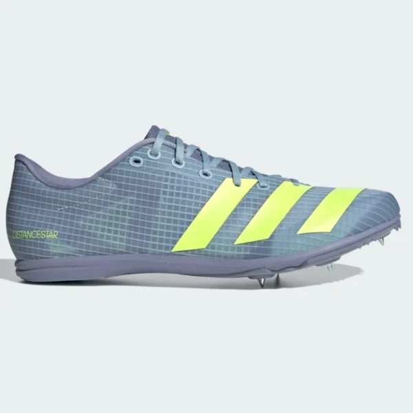 adisas Distance Star Running Spike  Wonder Blue / Lucid Lemon / Silver Violet (Adults)