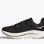 Hoka Clifton 10 Running Shoe Black/White  WIDE  Fit (Women's) - Image 2