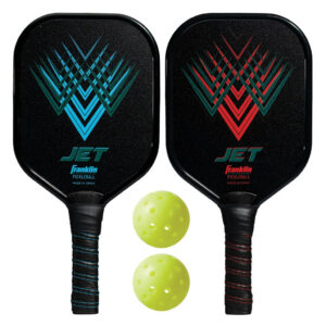 Franklin Sports Jet Aluminum Paddle  Bat and Ball Set