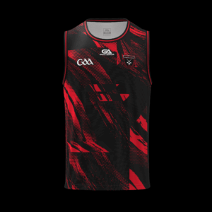 Moneygall GAA Gaelic Armour Training Vest Black/RED (Kids/Adults)