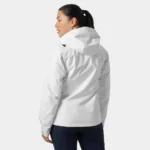 Helly Hansen Crew Hooded Midlayer Sailing Jacket 2.0 White (Women's) - Image 3