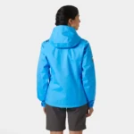 Helly Hansen Crew Hooded Midlayer Sailing Jacket 2.0 Cyan (Women's) - Image 3