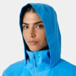 Helly Hansen Crew Hooded Midlayer Sailing Jacket 2.0 Cyan (Women's) - Image 4