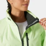 Helly Hansen HELLY TECH® Crew Hooded Sailing Jacket 2.0 Washed Lime (Women's) - Image 7