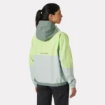 Helly Hansen Rig Rain Jacket Grey/Cactus (Women's) - Image 4