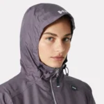 Helly Hansen Long Belfast Rain Jacket Smoked Purple (Women's) - Image 4