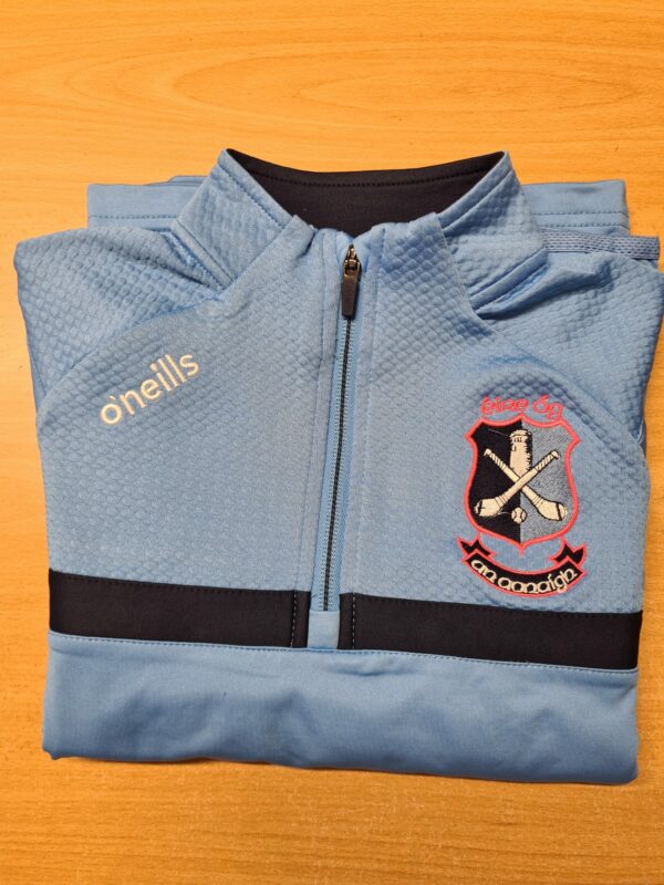  Nenagh Éire Óg Camogie  O’Neills Focus Brush Half Zip Top Sky Blue  (Kids/Adults)