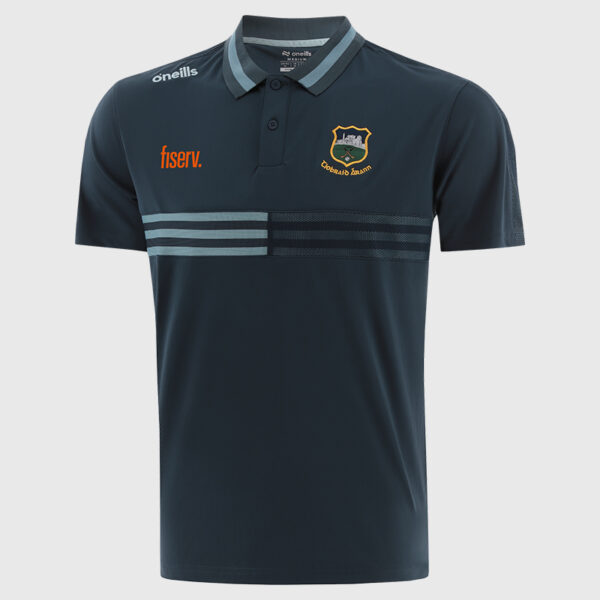O’Neills Tipperary GAA Men's Nepal Polo Shirt Mid Night Navy