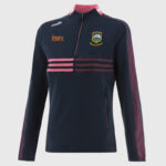 Tipperary GAA O’Neill’s Nepal 184 Brush Half Zip Top Navy/Pink/White (Kids/Adults) - Image 6