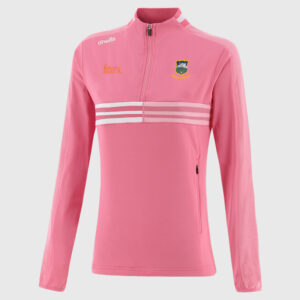 Tipperary GAA O'Neill's Nepal 184 Brush Half Zip Top Morning Pink/White (Kids/Adults)