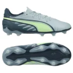 Puma KING Match Jr FG AG Football Boot  Frosted Dew/Fizzy Apple/Gray Skies (Junior) - Image 5