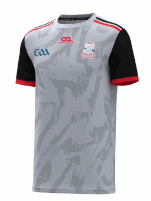 Shannon Rovers GAA Gaelic Armour Training Jersey Grey/Black/Red  (Kids Adults)