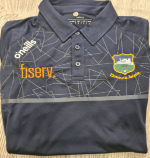 O'Neills Tipperary GAA Synery 061 Polo Shirt Navy/Marine (Adults)