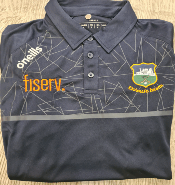 O'Neills Tipperary GAA Synery 061 Polo Shirt Navy/Marine (Adults)