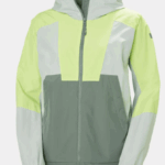 Helly Hansen Rig Rain Jacket Grey/Cactus (Women's) - Image 6