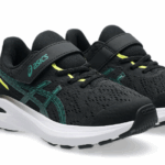 Asics GT-1000 13 PS (Pre-School) Running Shoe Black/Jasper Green (Kids) - Image 5